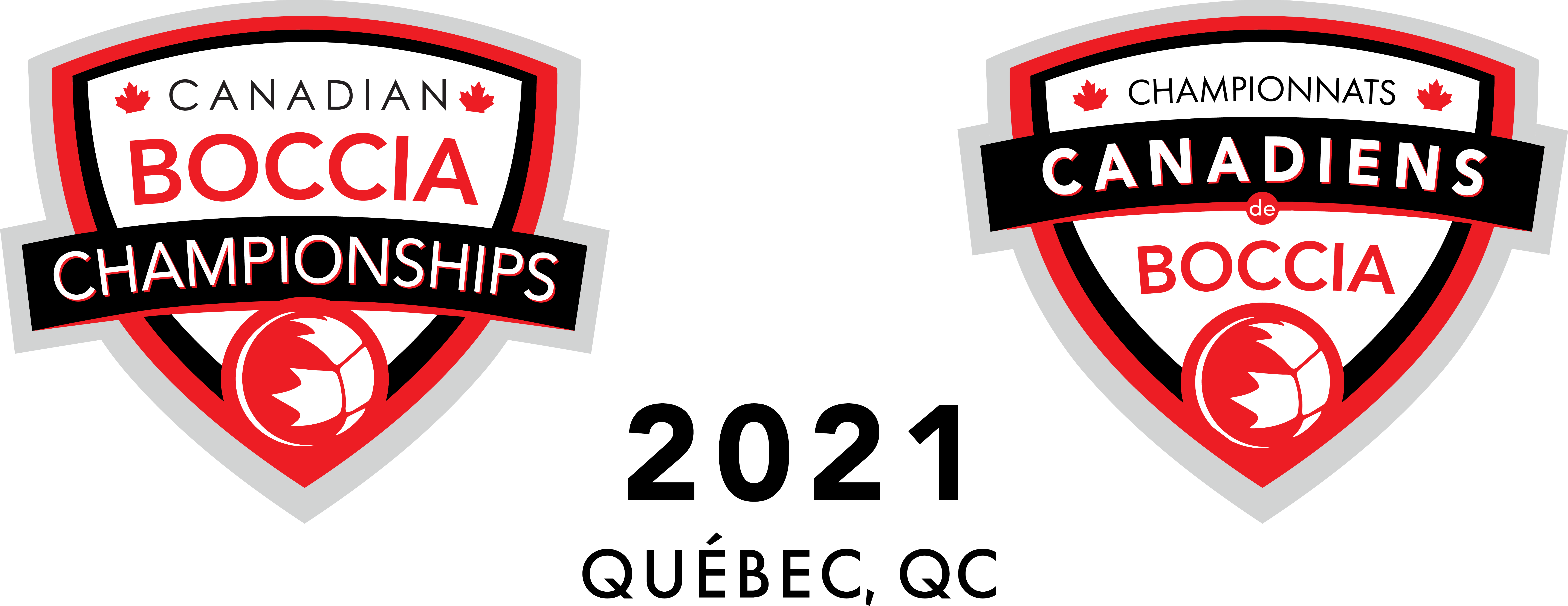 2021 Boccia Championships logo | 2021 Championnats de boccia logo